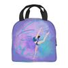 Dance Rhythmic Gymnastics Insulated Lunch Bag for Women Resuable Cooler Thermal Lunch Box Beach Camping Travel