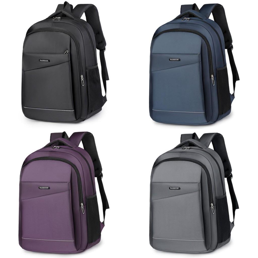 Spacious Backpack Travel Oxford Fabric Breathable Design Support Ergonomic