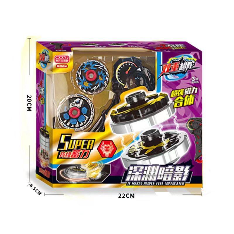 Children'S Toy Gyro Integrated Luminous Alloy Gyro Toy Battle Gyro Launcher Stall