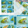 2D flat Photography Backdrop Popular Photography Scene Banner Colorful Frog s 100% Polyester Festive Wall Decor for Door,