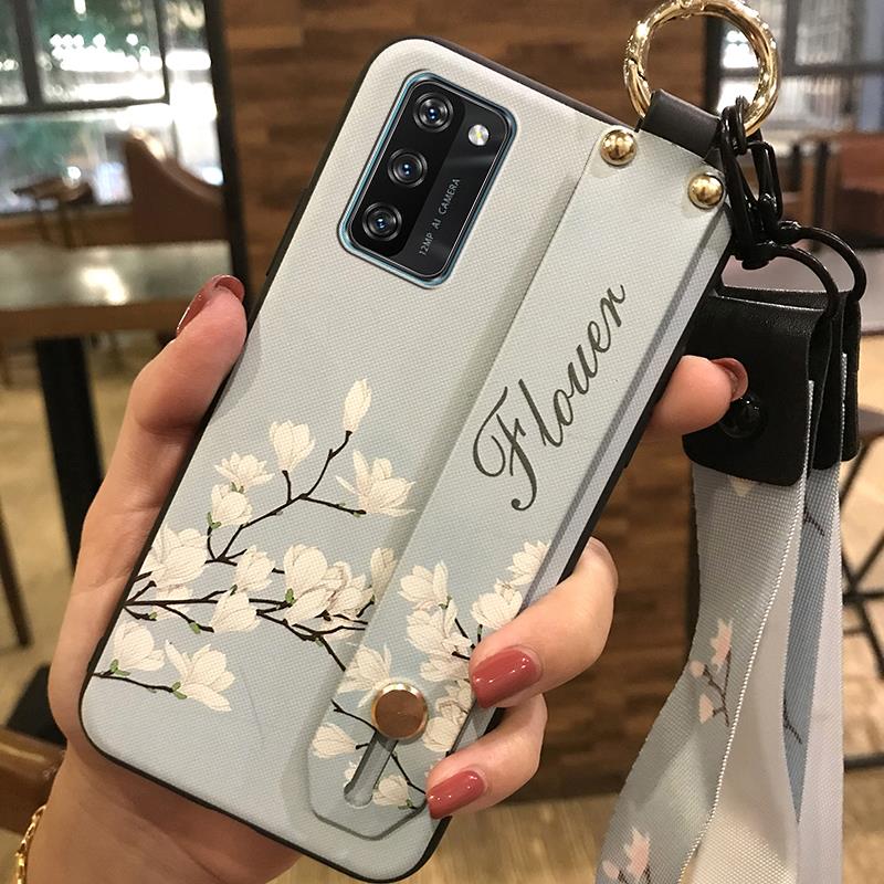 Durable Dirt-resistant Phone Case For Blackview A100 Waterproof Wristband Protective Fashion Design Phone Holder Ring
