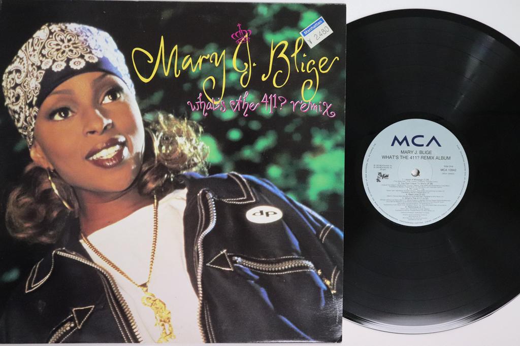 LP Record MARY J. BLIGE Whats The 411 Remix MCA10942 MCA Records