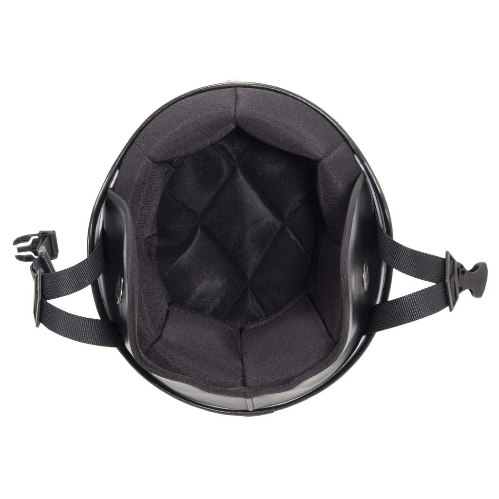 SANADA Helm MACH für Motorräder bis Freigröße AJ-30 125cc, Weiß, (57-60 cm)