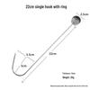 Stainless Steel Meat Hanging Hook for Beef, Char Siu, and Mutton - Slaughterhouse Grade
