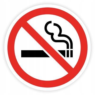 Information Sticker - No Smoking 20