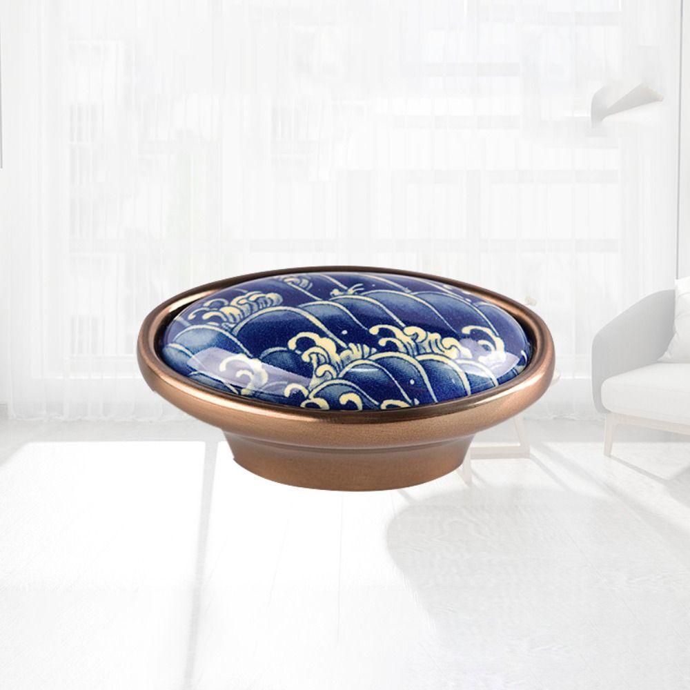 2pcs Contemporary Luxury Handles High-end American-style Handles European Ceramic Knobs  Cabinets