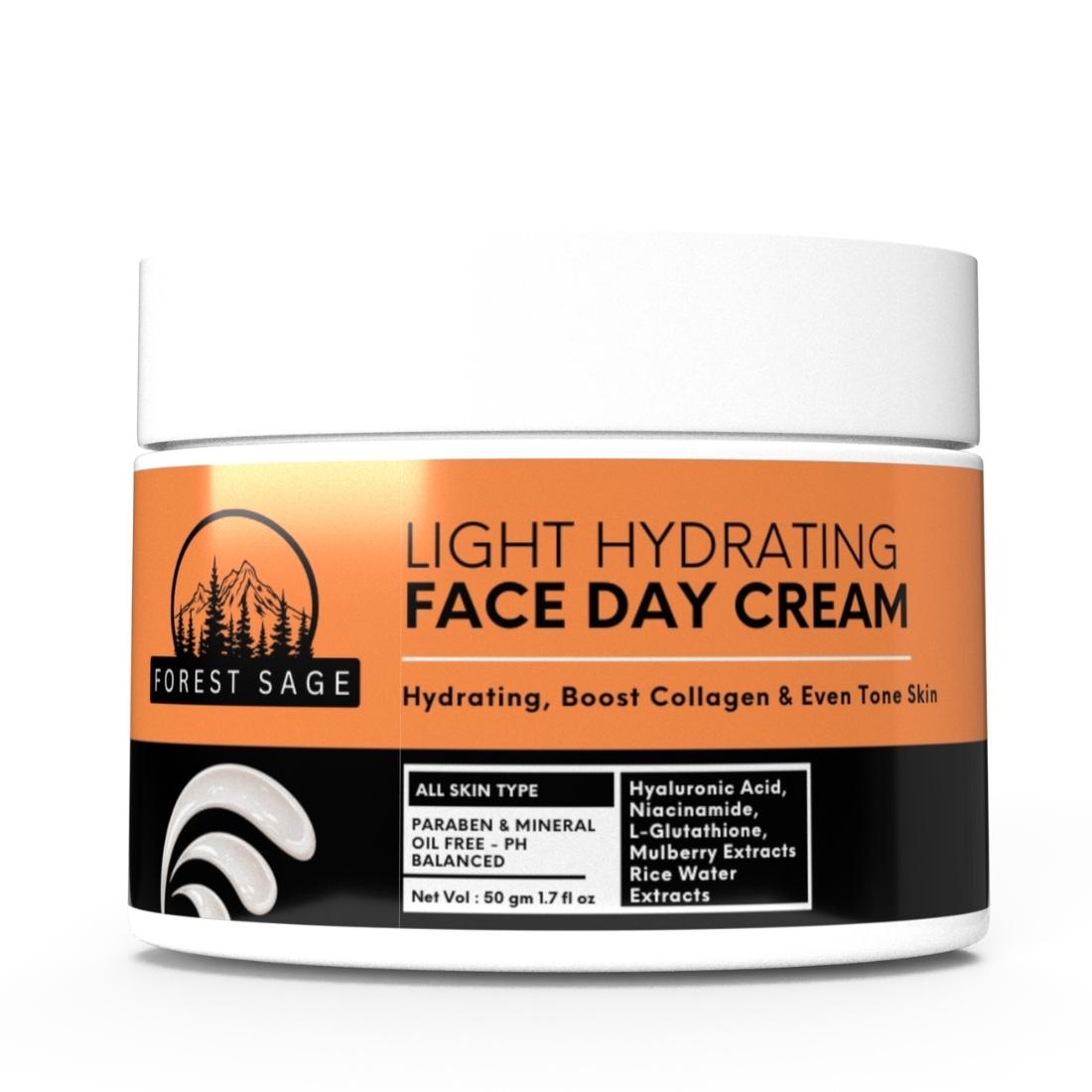 Легкий увлажняющий дневной крем для лица с лесным шалфеем