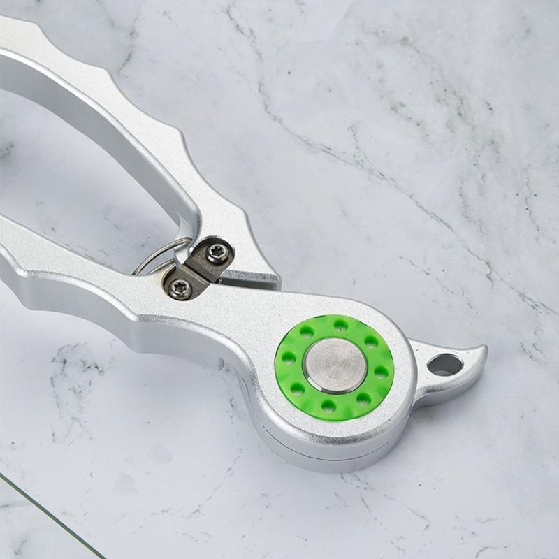 Fish Plier Multifunction Fish Gripper Aluminum Fishing Line Cutter with Safety Lock for Anglers Fishing Tackle