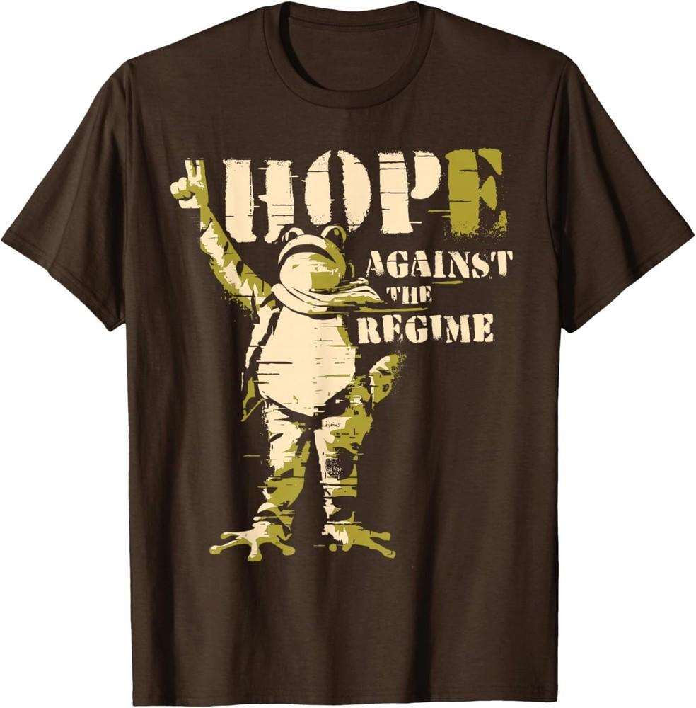 Frog Portland Hop Hope Against The Regime Grunge T-Shirt Unisex T-Shirt XXXL