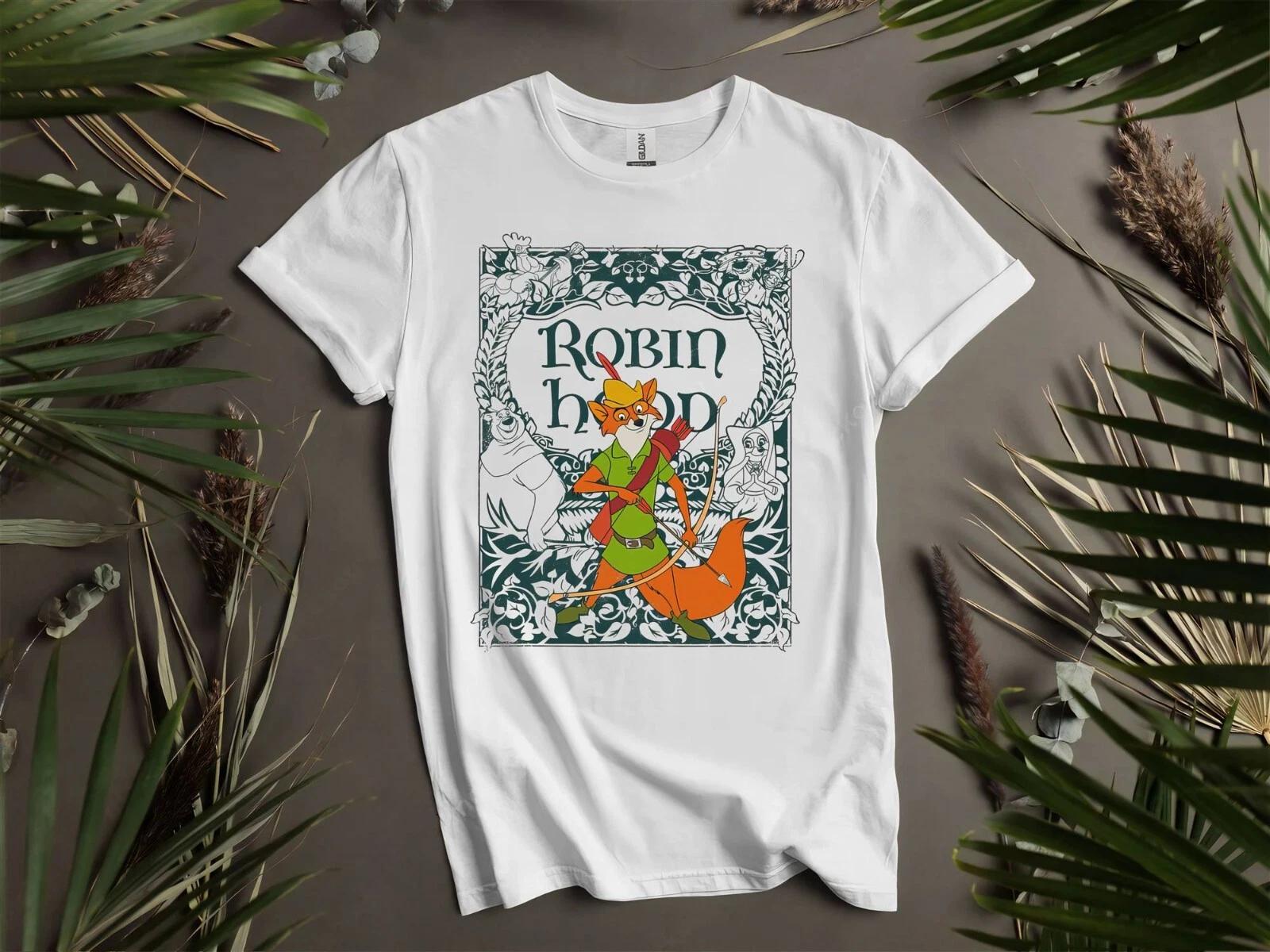 Disney Robin Hood 1973 Characters T-shirt T shirt Men Women Unisex Tshirt K362 XXXXL