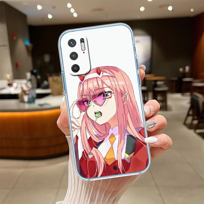 UP50 Zero Two Transparent Phone Case for Motorola Moto G7 G8 G9 G84 G85 G73 G24 G15 Z2 Play Power Plus