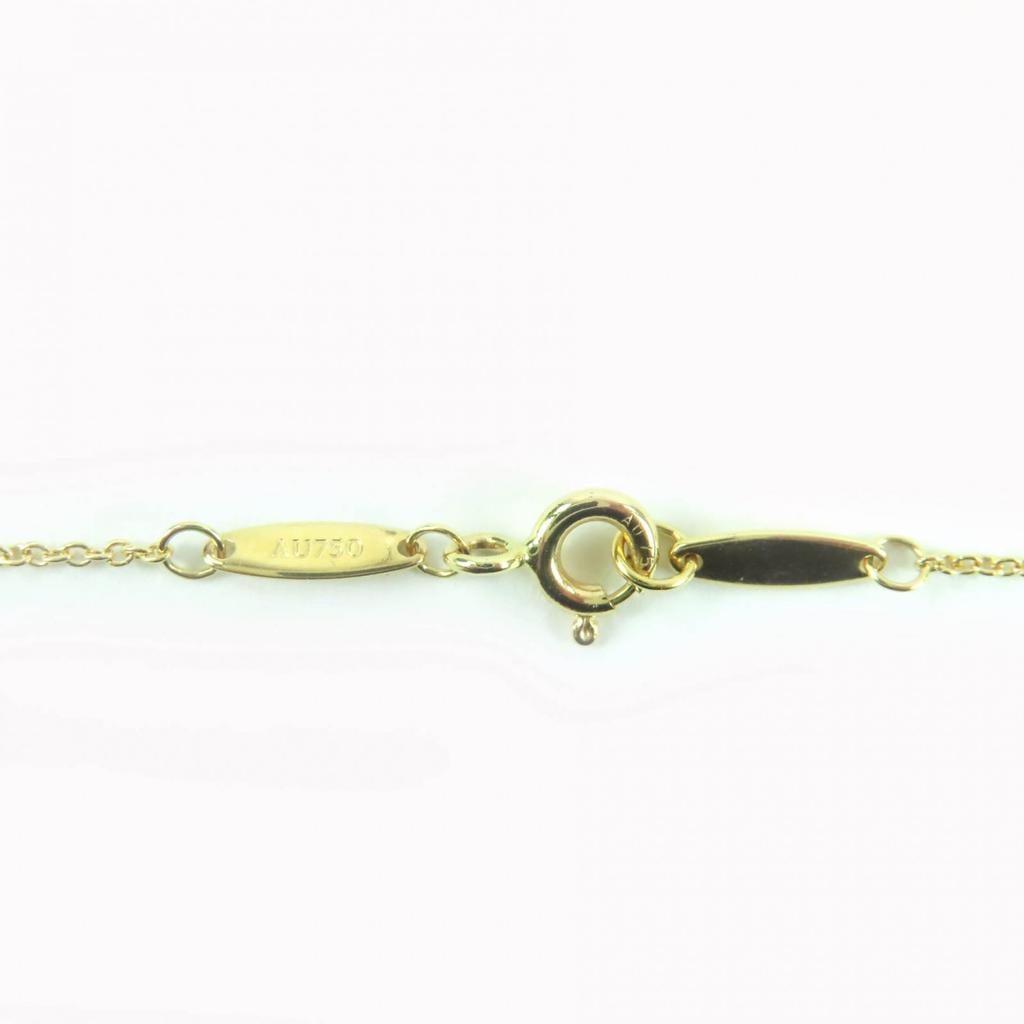 Great TIFFANY&Co. Necklace By the yard Current product 0.08ct 1P diamond AU750 Used