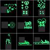 Switch Decoration Luminous Stickers Kids Room Wall Laptop Fridge Desk Car Home Decor Vinyl Decal Car/Fairy/Moon Stars/Bulb/Dog..