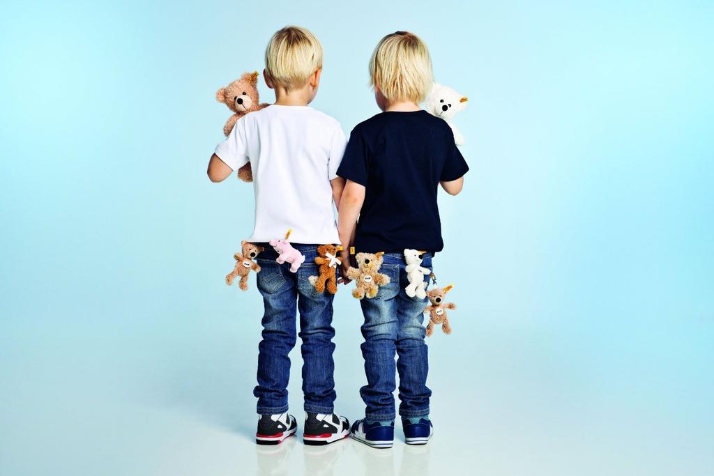 Steiff Keyring Keychain Teddy Bear Lotte Steiff Teddy Bear Lotte 111785 [Item]