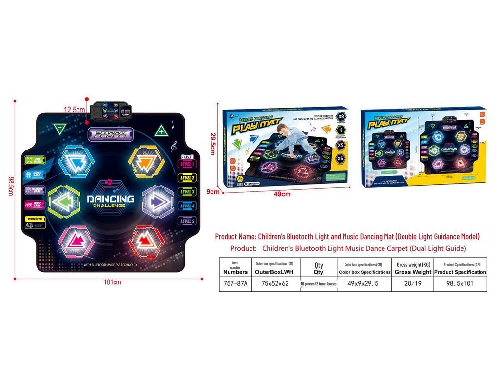 Aozheng Electronic Foot Pedal Piano: Children's Educational Music Blanket with Multiple Instrument Modes