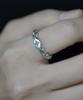 Vivus Panal White Gold Silver Ring