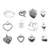20pcs Hearts Charms Antique Silver Color Small Heart Charms Jewelry DIY Heart Charms For Bracelet Making