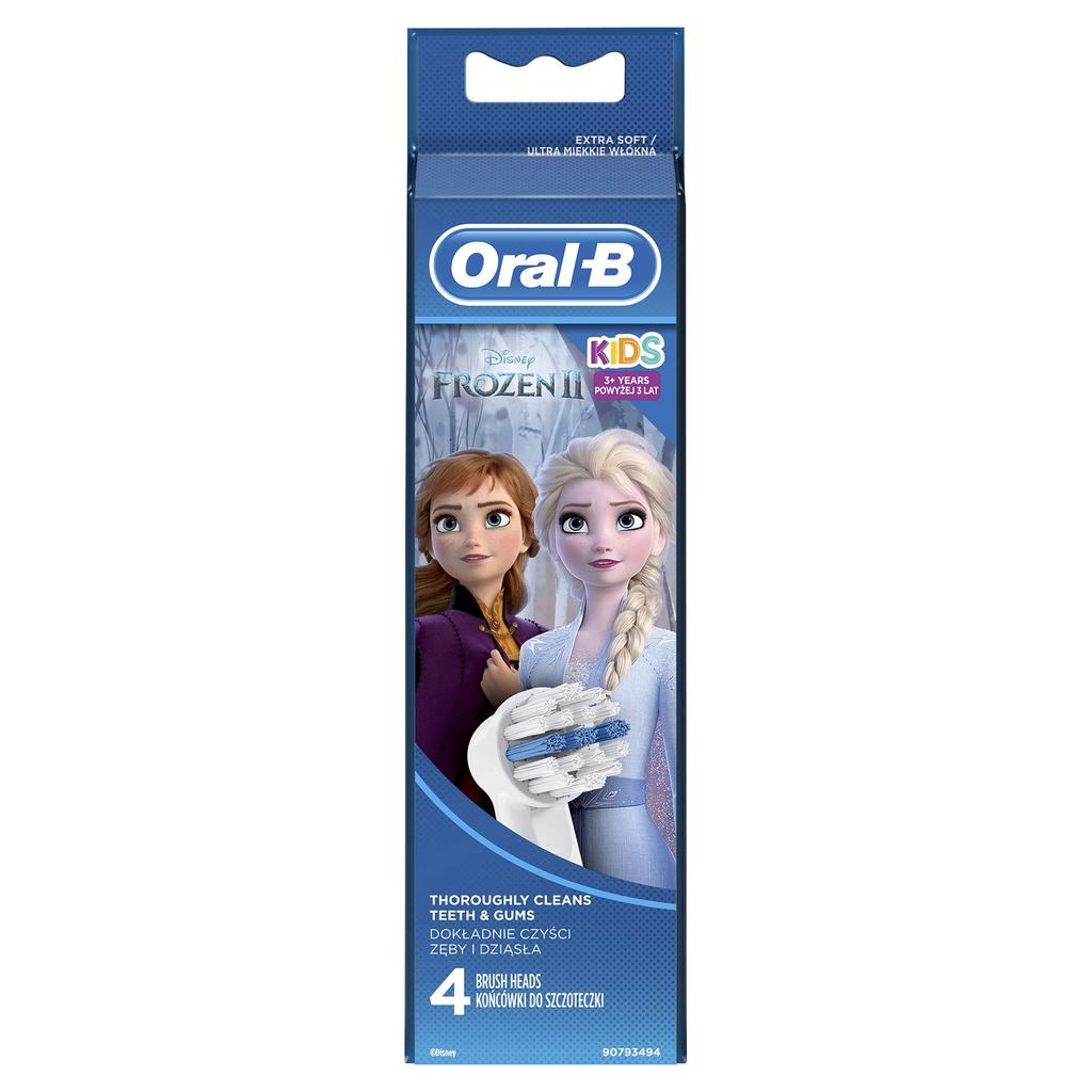 Braun Sumizumi Clean Kids Soft Refill Brush Set Disney Frozen 2 Oral-B (4 Brushes) [Used]