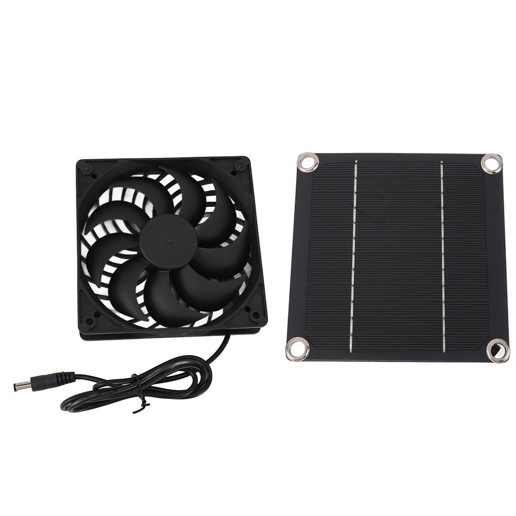Kit Ventola Pannello Solare Silicio Monocristallino 5W 5V Kit Ventola di Scarico Pannello Fotovoltaico Solare