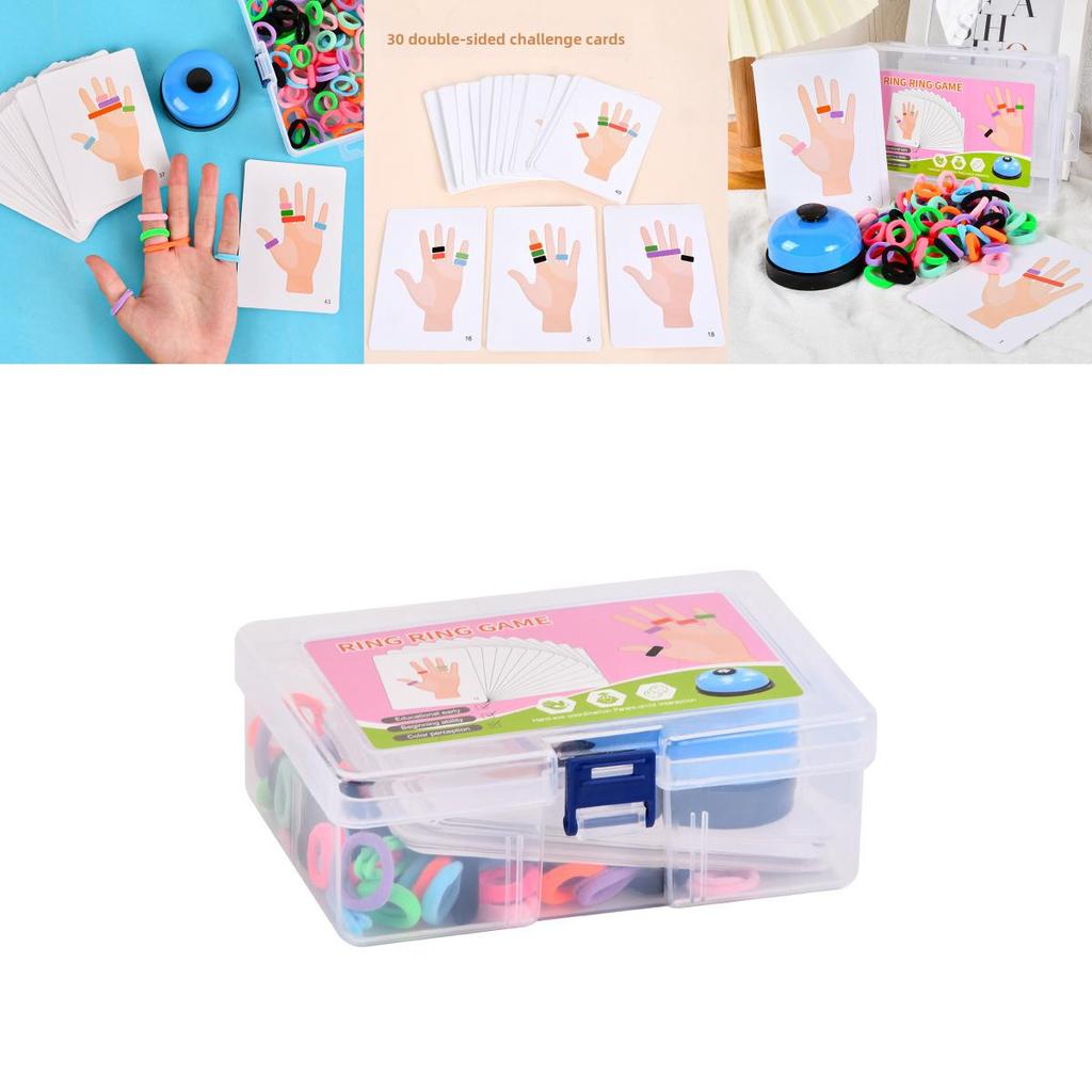 Wooden Toddler Finger Toss Game For Kid And Parent Interactive Play