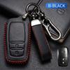 Leather Key Cover For Toyota Camry Corolla RAV4 Yaris Prius Prado Hilux C-HR Fortuner Highlander Avalon Venza Fob Protect Shell