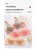Cross-Border Large Front Buckle Wireless Bra with Side Support and Jacquard Design