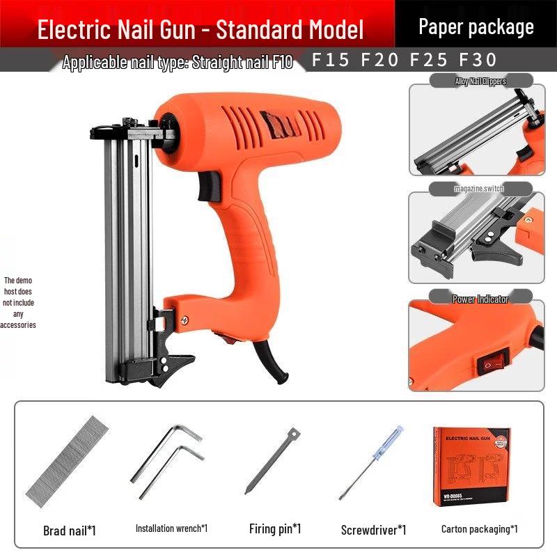 

Sheyue F30 Electric Nail Gun CN plug (adapter included)