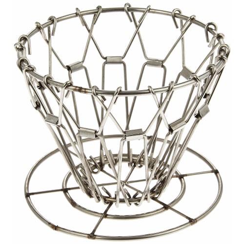 KIKKERLAND Collapsible Coffee Dripper, Silver, KCU160