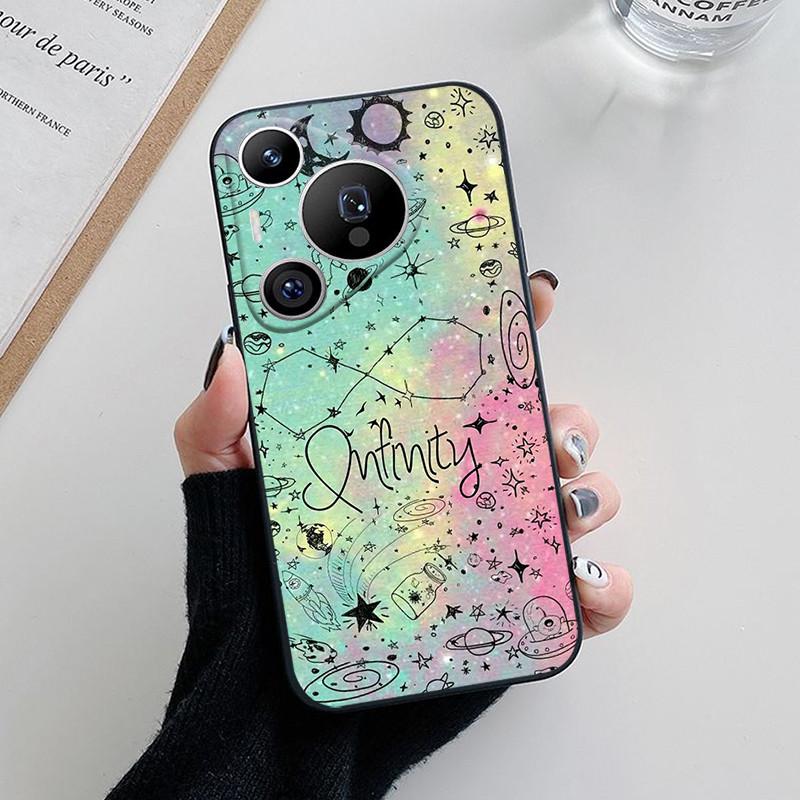 For Huawei Pura 70 Case Lovely Cartoon Flower Soft Silicone Phone Cover For Huawei Pura 70 Pro Plus Pura70 Ultra Funda Coque