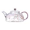 Ming Shang De Cherry Blossom Glass Tea Set