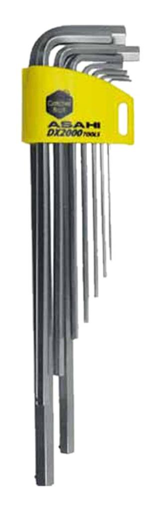 ASH Catcher Wrench Long Hex Wrench Set (9 Pieces) AYKS910