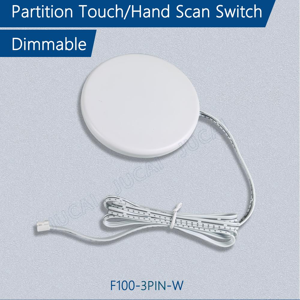 5V 12V 24V LED Dimmable Touch Sensor Switch Penetrating Wood Panel 8cm Smart Home Dimmer for Lighting Control Hand Scan Switch