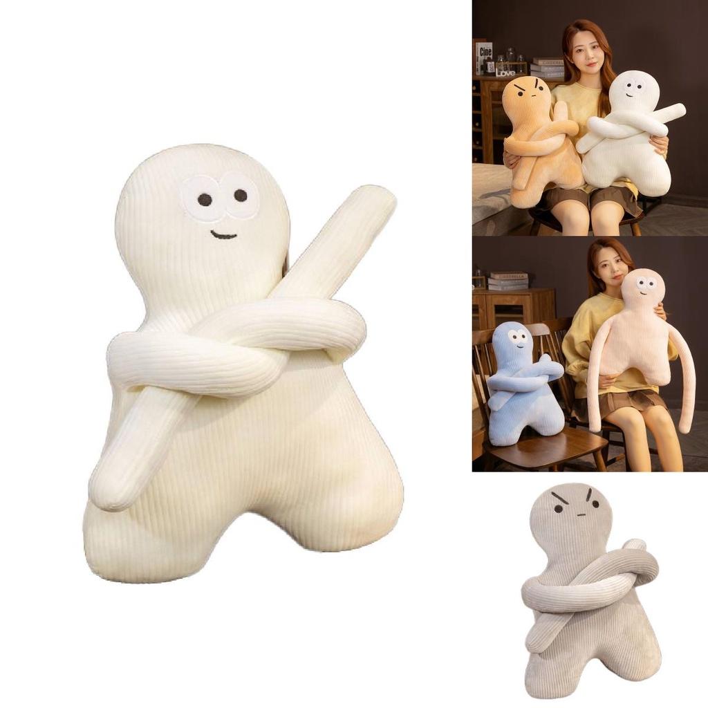 Cute Cartoon Mini People Plush Pillow Doll For Girls Soft And Comfortable