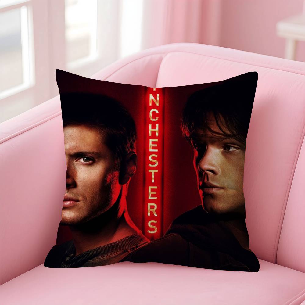 Tv Series Supernatural Pillow Cover Sofa Cushion Cover Home Room Decoration Children Gift