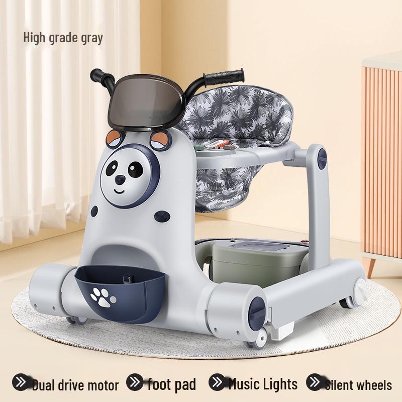 Multifunctional Baby Walker: Anti-Rollover, Sit & Push Design for 7-18 Months, Suitable for Boys & Girls