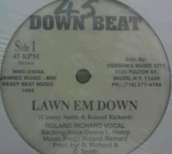

12inch Record ROLAND RICHARD - Lawn Em Down MMC2456 Down Beat 1996 US Reggae, Ska & Dub Used