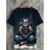 Printed T-shirt Men's Short Sleeved T-shirt