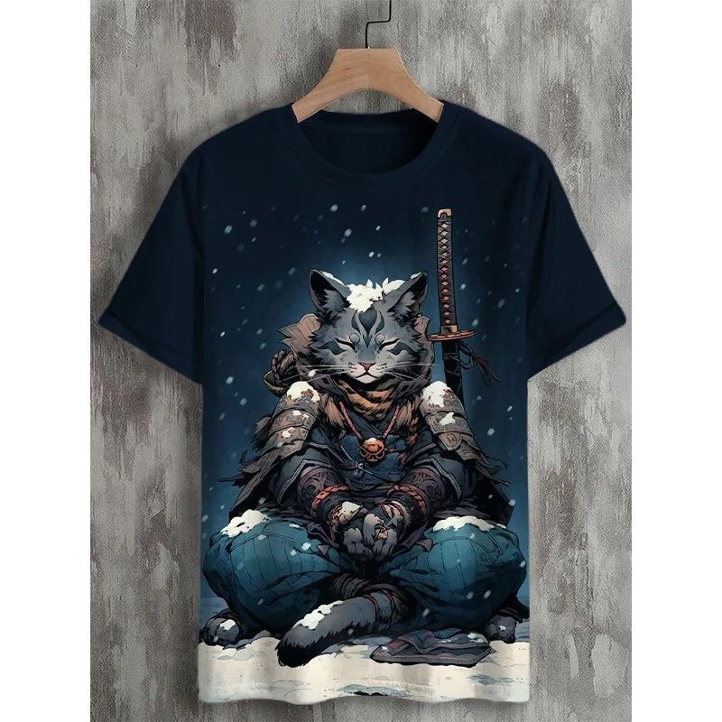 Printed T-shirt Men's Short Sleeved T-shirt