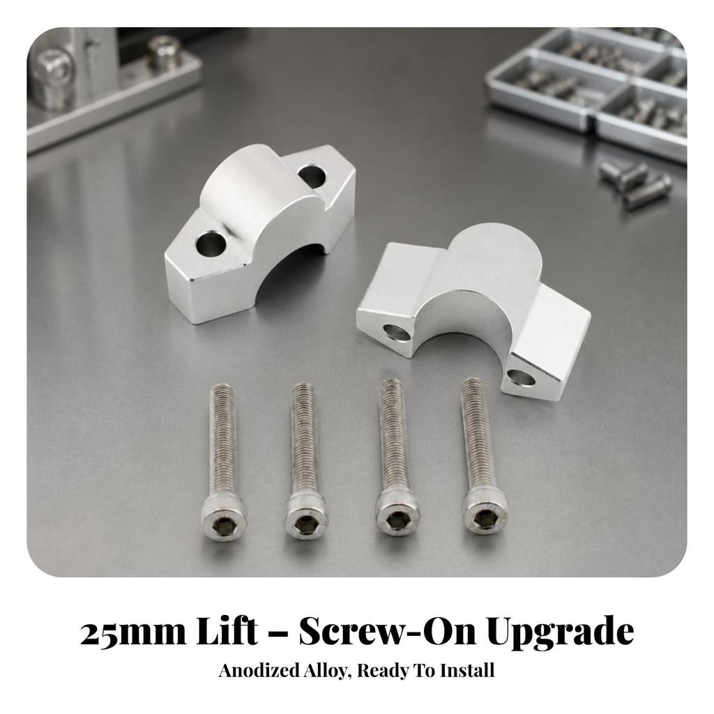 Ergonomic Handlebar Riser | Easy to Install, Sturdy, with
