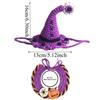 Clothes Halloween Cat Headgear Pumpkin Cat Woven Hat Bib Halloween Pets Costumes  Pet Accessories