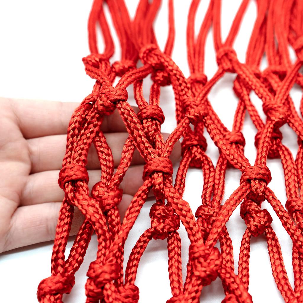 Sanung Basketball Hoop 12 7 Ideal for Games and and Net, 2-Pack, Rings, Sections, Practice, Wear-Resistant, Tangle-Free, All-Weather, Tangle-Free