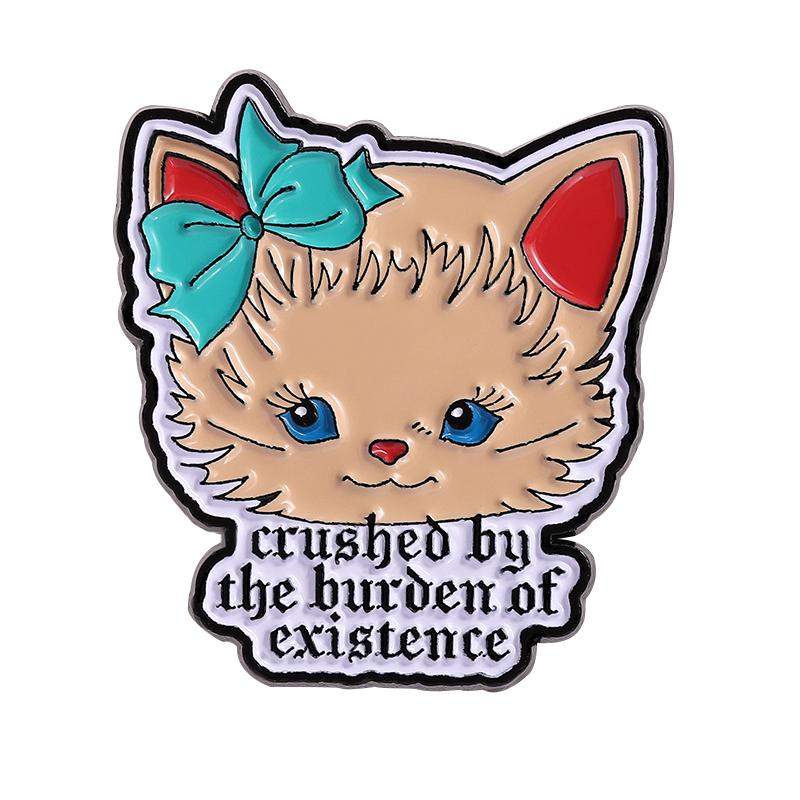 

Hanreshe Science Lab Mouse Enamel Pin Cute Cat With Bow Cartoon Animal Brooch Lapel Backpack Badge Jewelry Gift For Friends