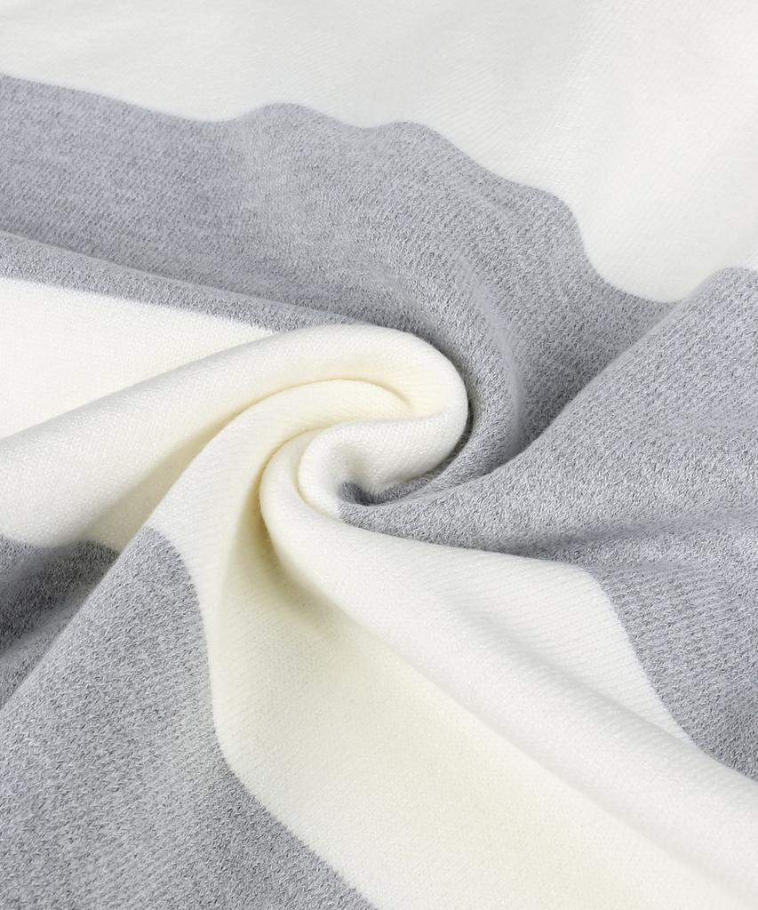 NODU Rugby Stripe Soft Knit [Gray]