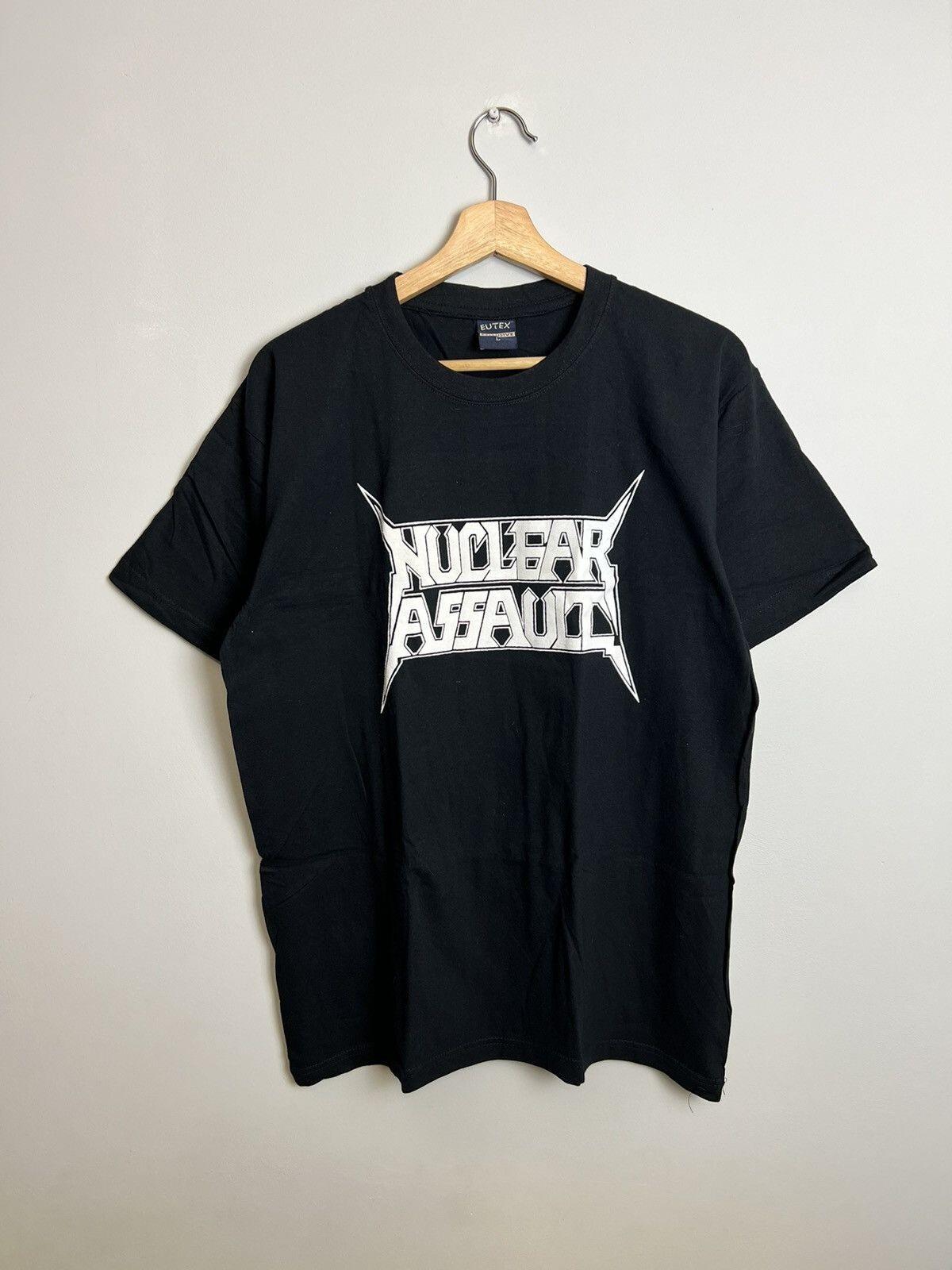 Vintage 00s Y2K Nuclear Assault Metal Band T Shirt Unisex T-Shirt XXXXL