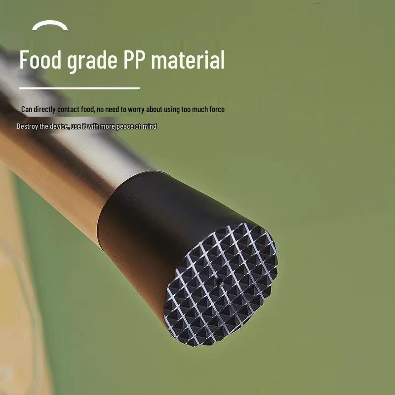 Stal nierdzewna Kruszarka do lodu i wyciskarka w formie pałeczki do koktajli