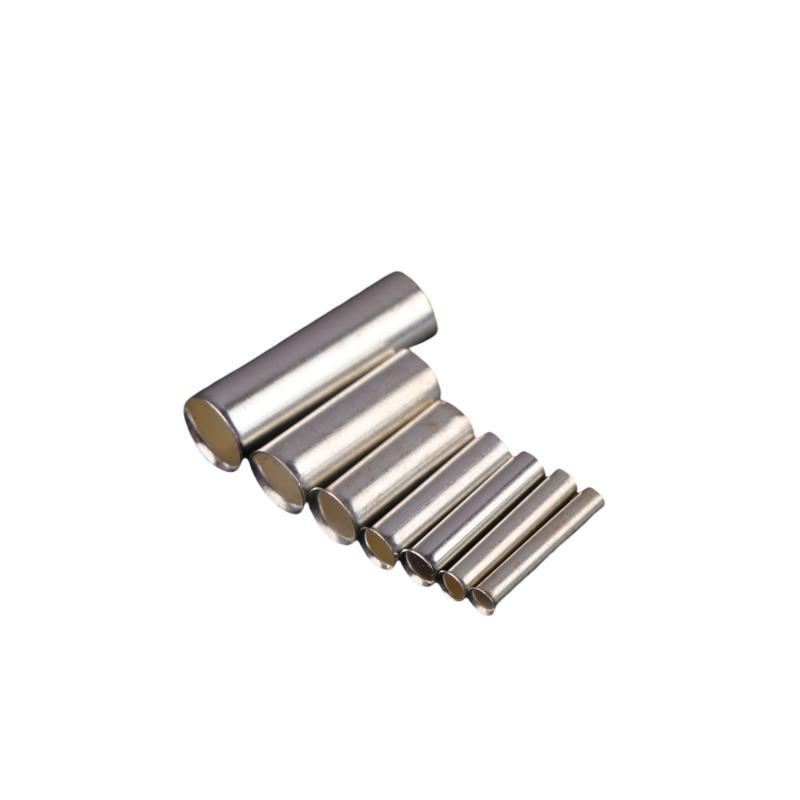 700 Stück gemischte Größen unisolierte Kabelhülsen blanke Klemmen röhrenförmige Drahtendhülsen einfach für Drahtverbindung Stift Crimp