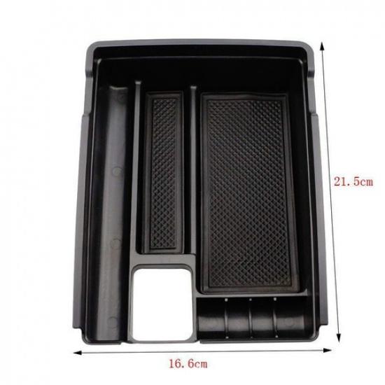 Black ABS Car Center Storage Box Tray For Nissan X-trail 2014 2015 2016