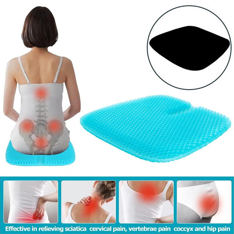 Summer Breathable Cool Multifunctional Egg Cushion Home Automotive Office Honeycomb Gel Chair Cushion Comfortable