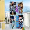 Messi Beach Towel Quick-Dry Soft Microfiber Comfortable Lightweight Portable for Swimming,Beach,Camping, Travel, Beach Accessories,Gym