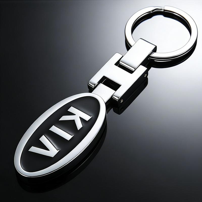 SLRB3 KIA Logo Metal Car Keychain - Stylish Auto Key Ring For KIA K3 Sportage Carnival K5 Seltos Pegas KX1 EV5 Sonet EV6 K4 EV3 Ceed